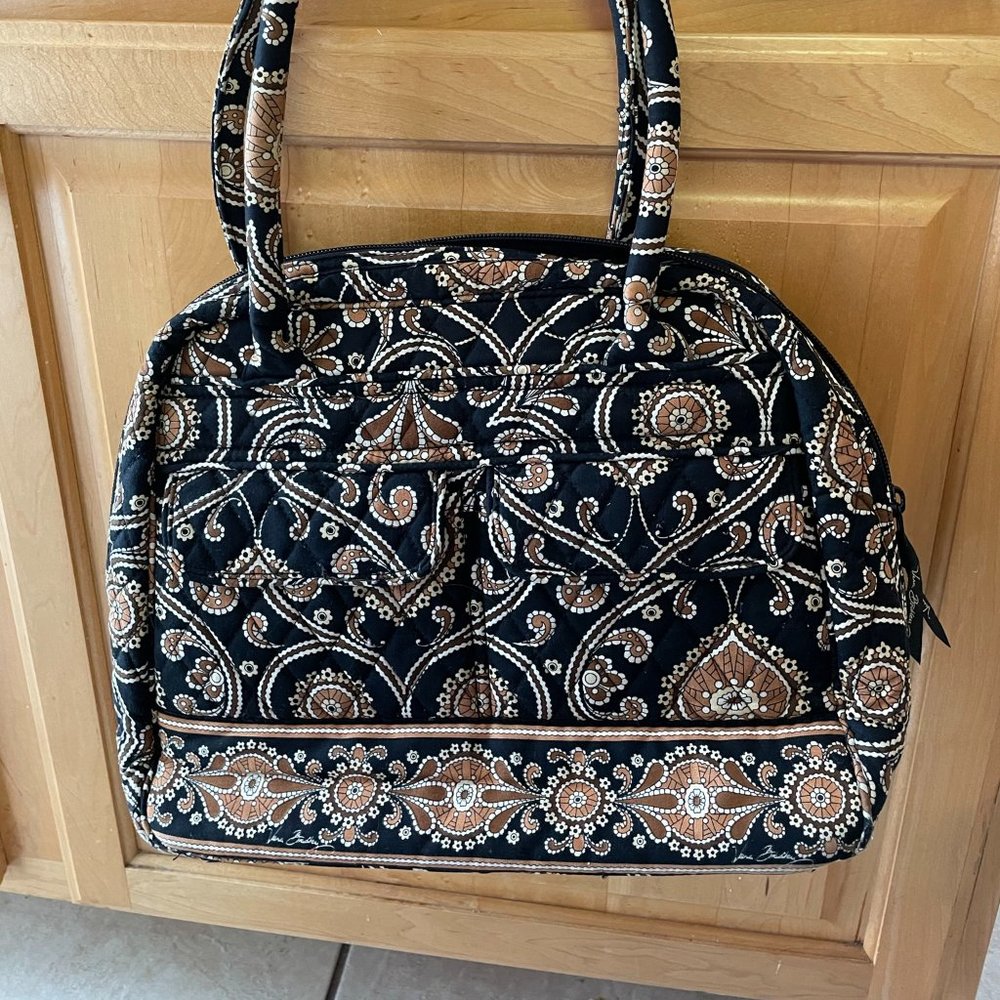 Vera Bradley Retired Caffe Latte Tote
